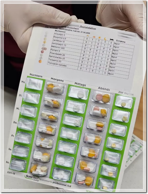 Blisterpackung mit Medikamenten